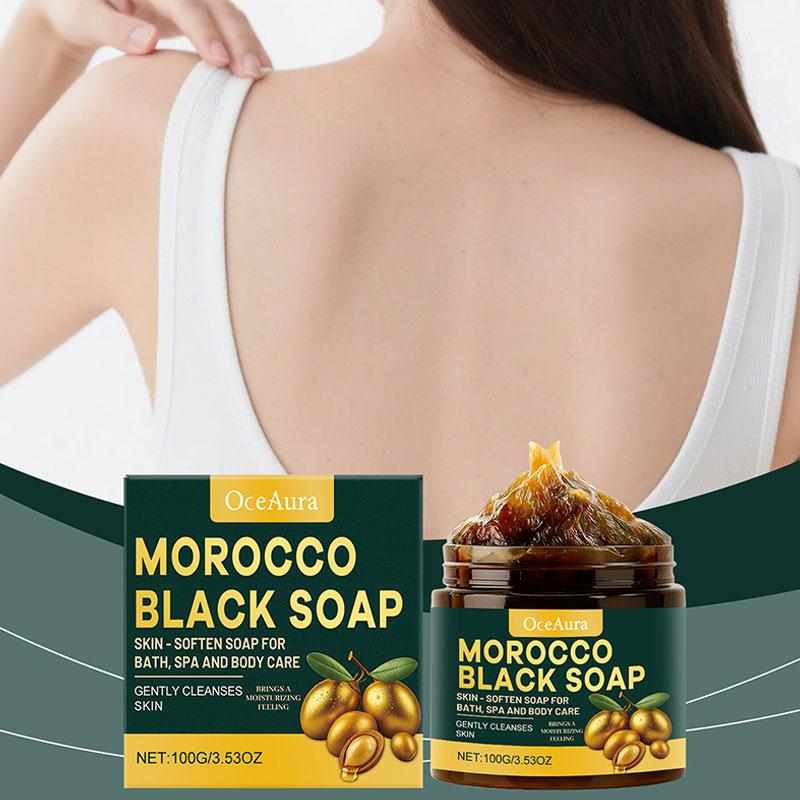 Castor Oil Soap - Marokańskie czarne mydło głęboko oczyszczające, delikatne,