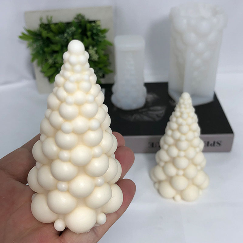 Soap Making Lab - 3D Bubble choinka świeca silikonowa foremka