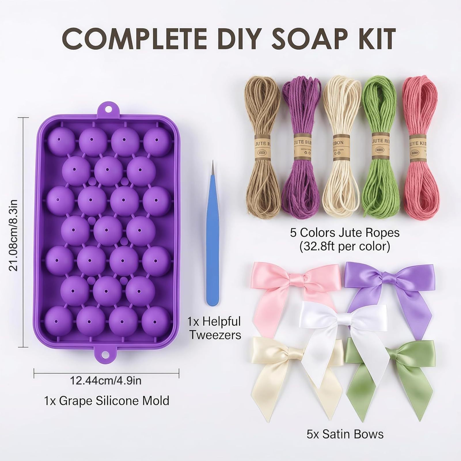 Soap Making Hobby - Kreatywna forma do mydła w kształcie