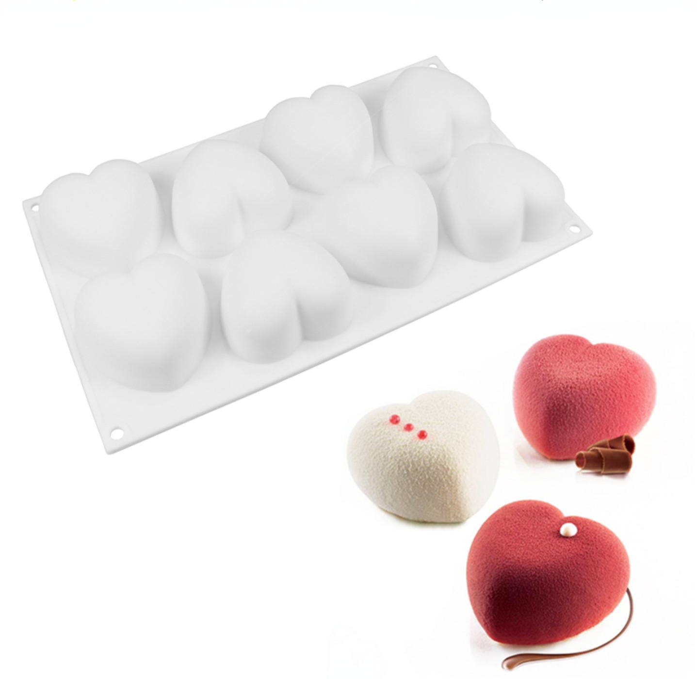 Miłość serce silikonowe formy  – Soap Making Lab recenzja i cena