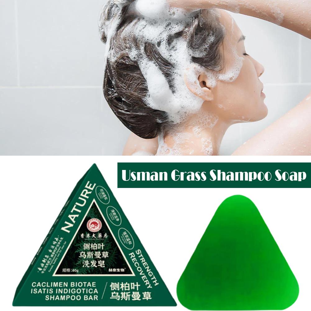 80g Usman Grass Solid Shampoo  – Castor Oil Soap recenzja i cena